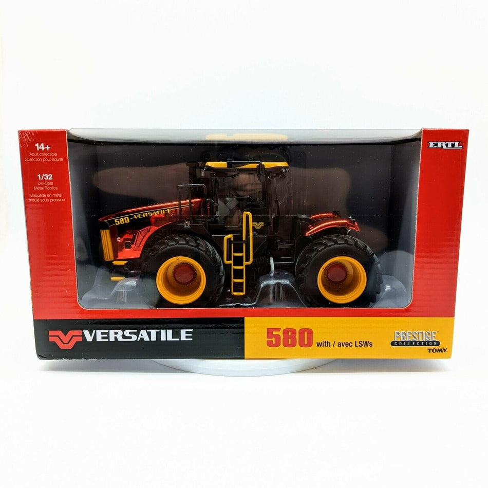 1/32 Versatile 580 4wd Tractor With LSW Tires, Red Chrome Chaser