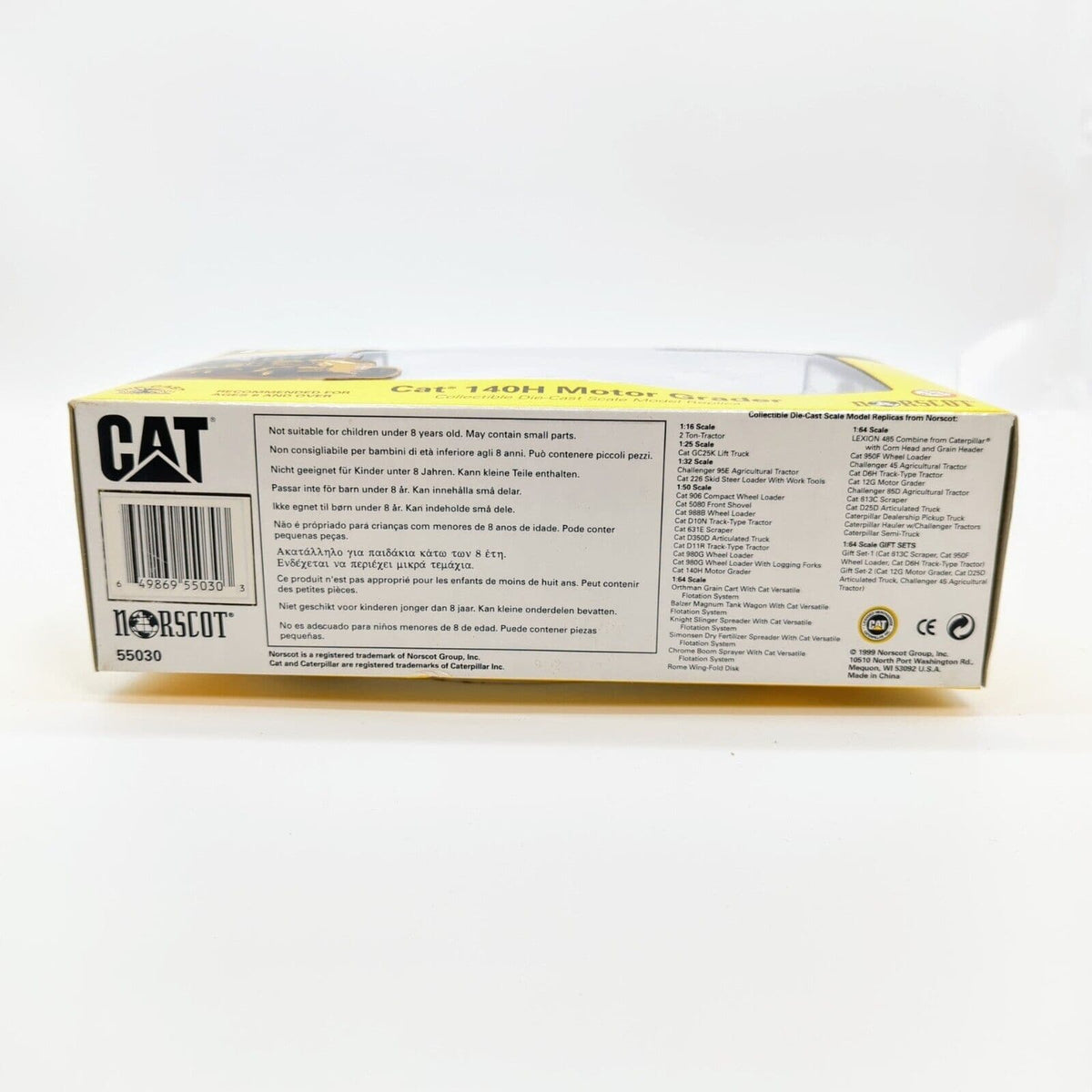 1/50 Norscot CAT 140H Motor Grader