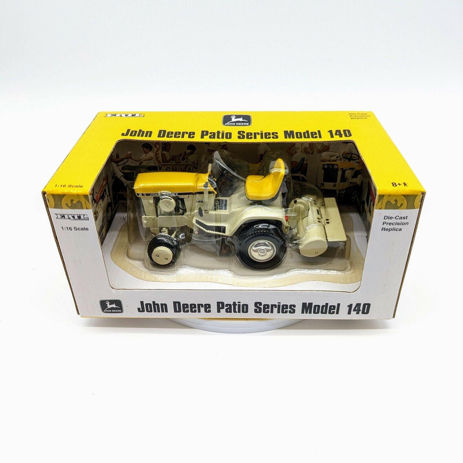 Ertl John Deere Patio Series Model 140 Yellow 1/16 Die Cast Metal 2004