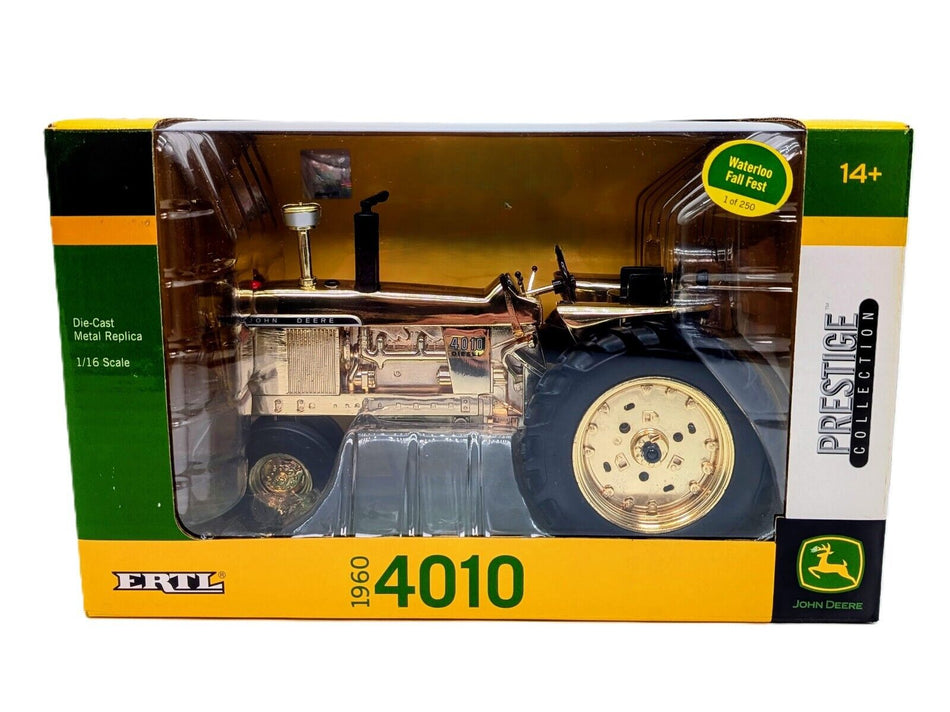 1/16 1960 John Deere 4010 Diesel Tractor Narrow Front Prestige Gold 1 of 250