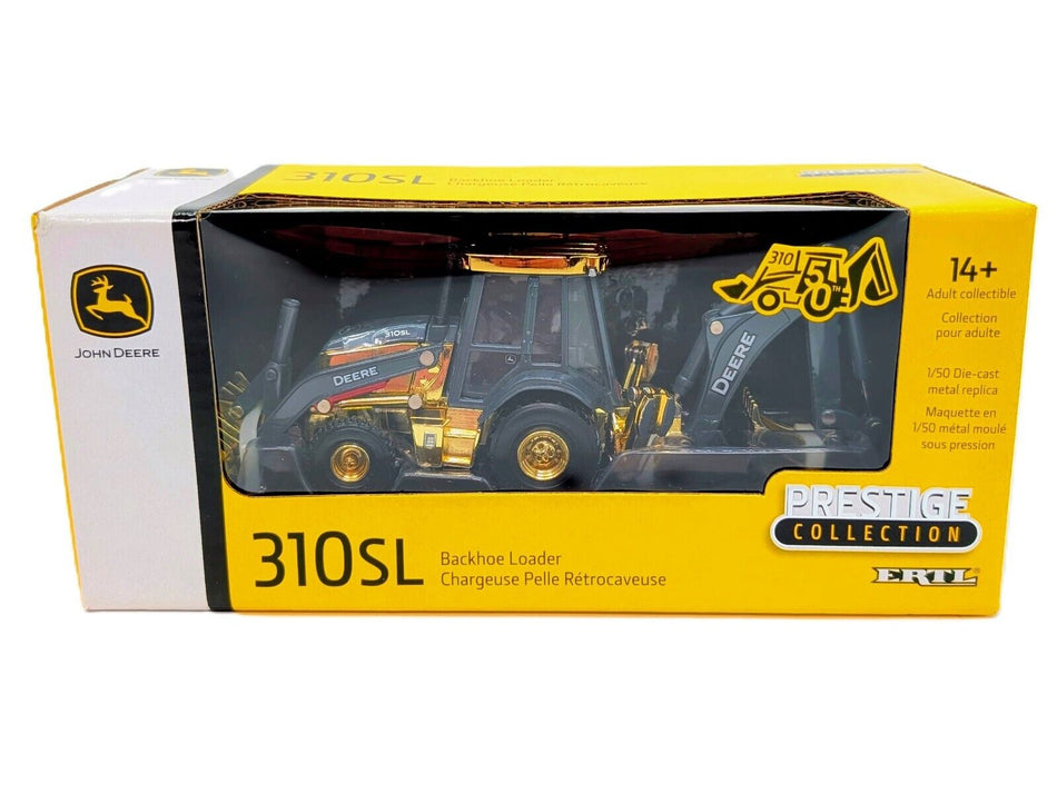 1/50 John Deere 310SL Backhoe Loader, Gold Plated 50th Anniversary