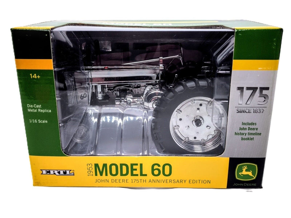 1/16 John Deere Model 60 Tractor Chrome 175th Anniversary ERTL Farm Toy