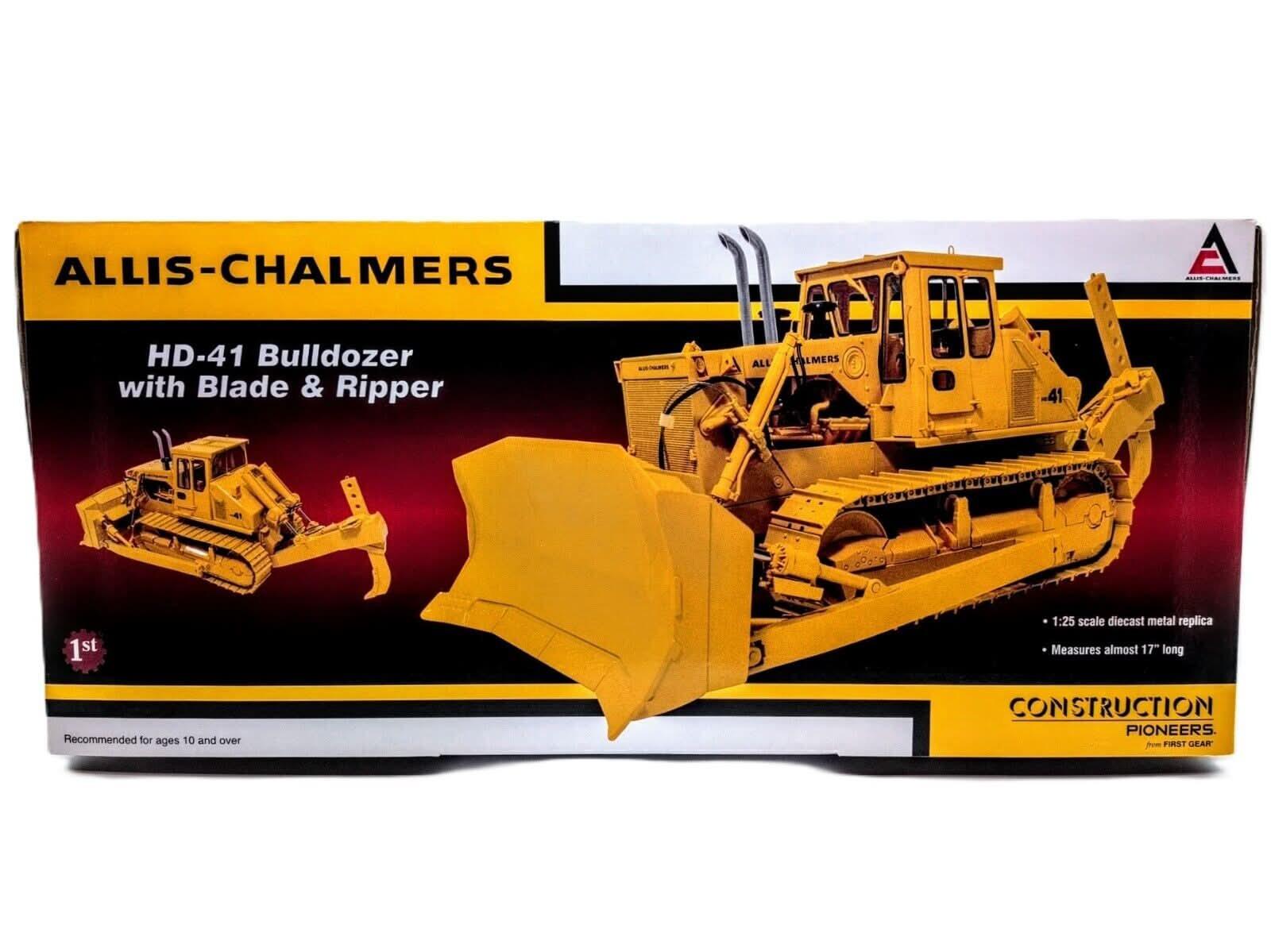 i*y様 toms　当時物 1/25 Allis Chalmers HD-41 Crawler Bulldozer With Ripper Super Nice