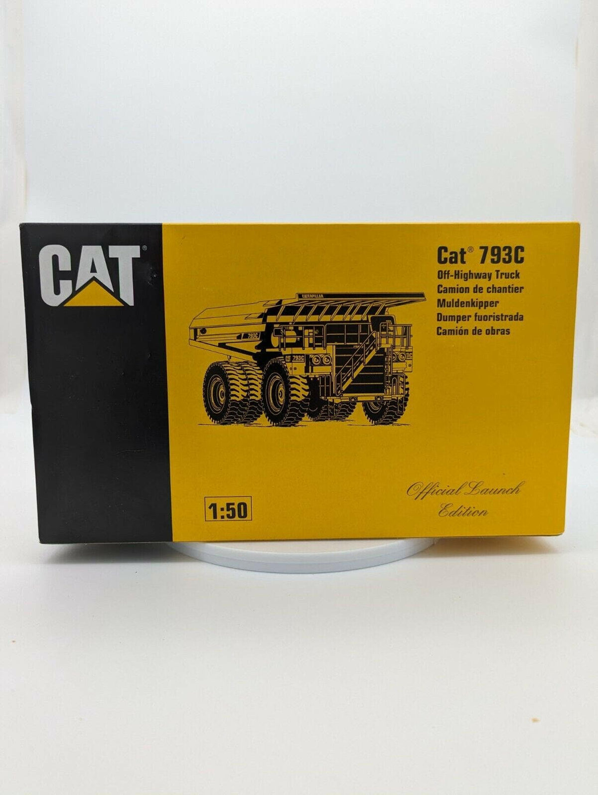 1/50 NZG Diecast 403 Caterpillar Cat 793C Off Highway Truck - White