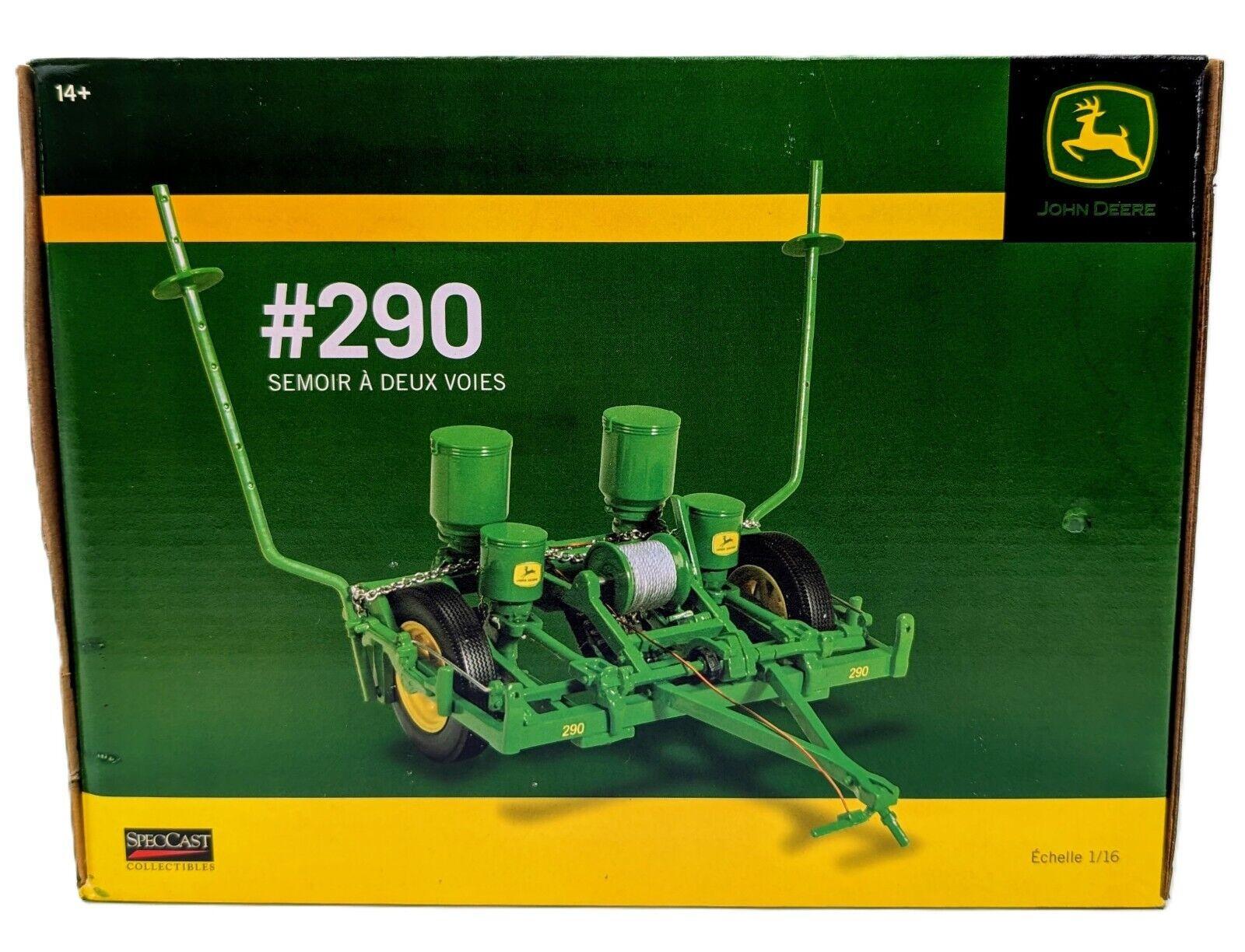 john deere 290 corn planter fertilizer tubes SpecCast John Deere 290 2 Row Planter Detailed 1/16 JD JDM222-B