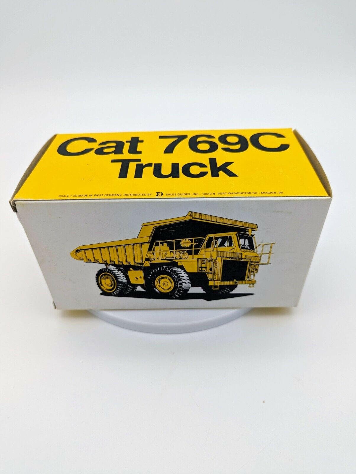 1/50 NZG Caterpillar 769C Dump Truck - NO. 222 w/ box