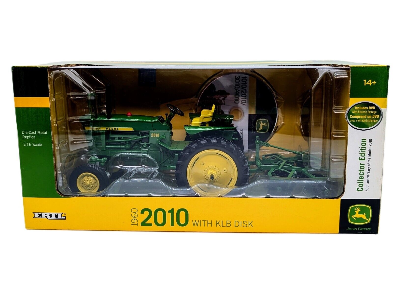 2211.ジョンディアトラクターJD2010 1/16ミニカー Amazon.com: John Deere 1/16 Scale 2010 FFA Tractor Replica