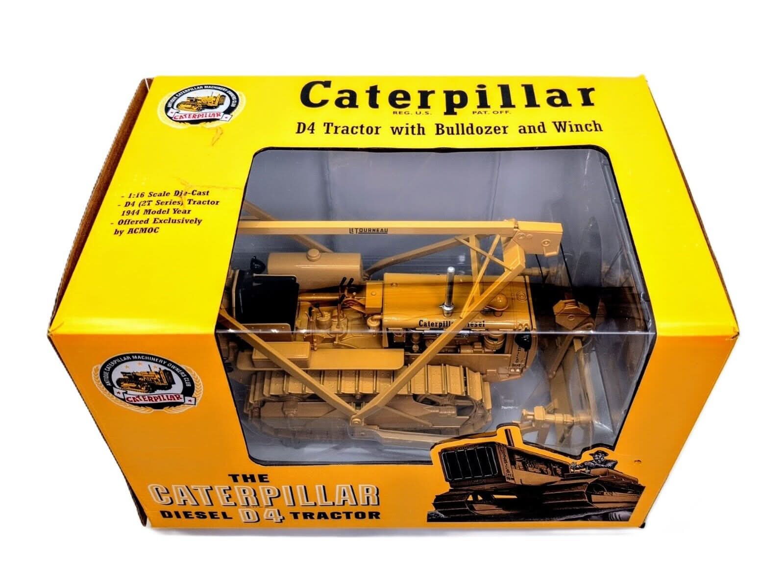 1/16 Caterpillar Cat D4 2T LeTourneau Blade Winch - SpecCast Scale #CUST1432