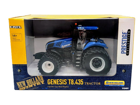 1/32 New Holland Genesis T8.435 Blue Power Tractor w All Around Duals