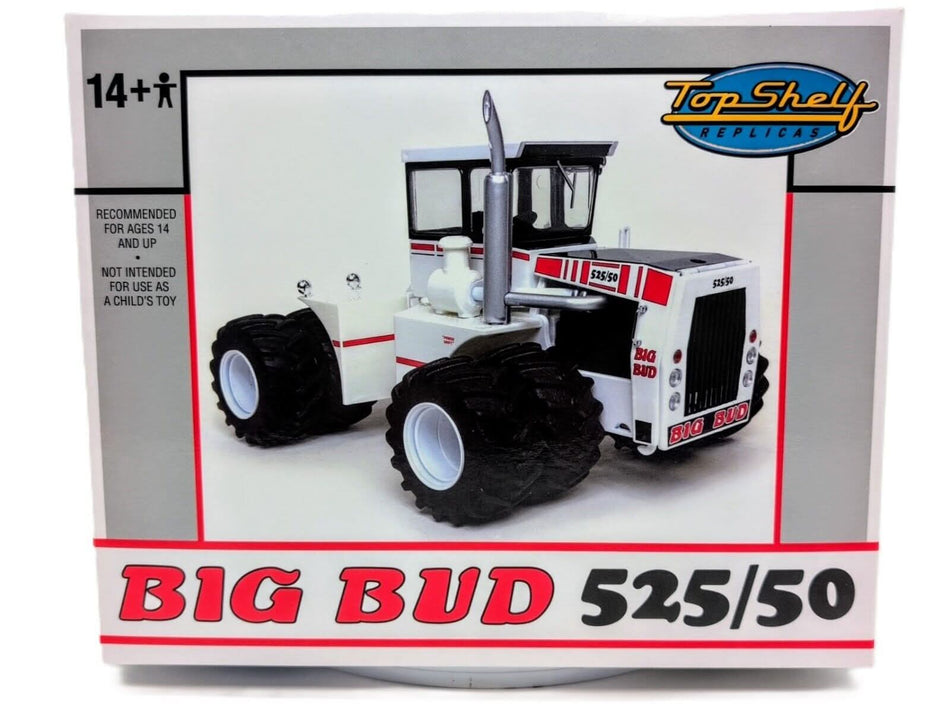 1/32 Big Bud 525/50 4WD Tractor With Duals, White Ice Chaser