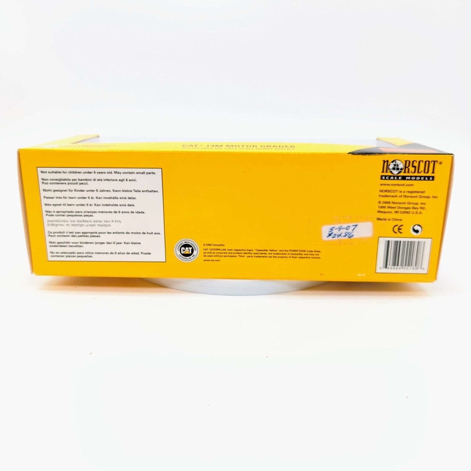 1/50 CAT 14M Motor Grader Norscot Diecast