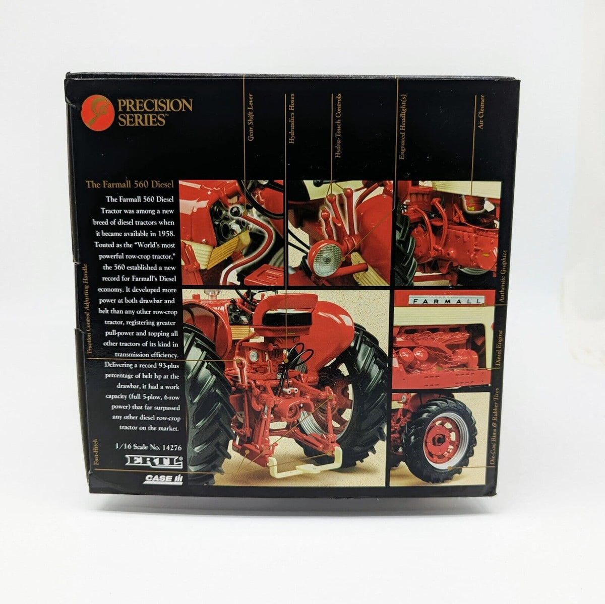 1/16 International Harvester Farmall 560 Diesel Tractor With Narrow Front, Precision Series #19