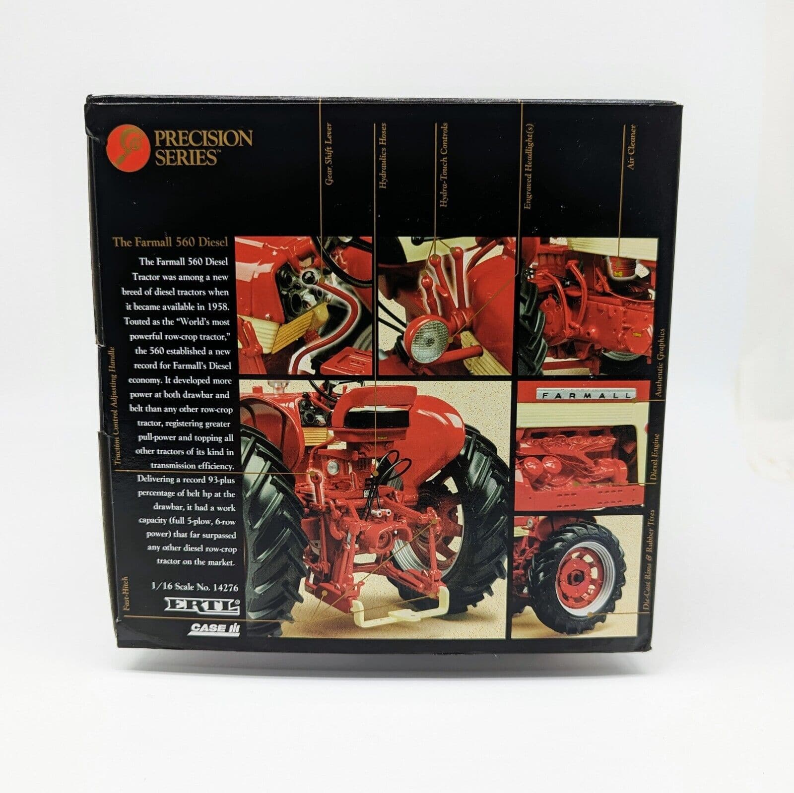 1/16 International Harvester Farmall 560 Diesel Tractor With Narrow Front, Precision Series #19