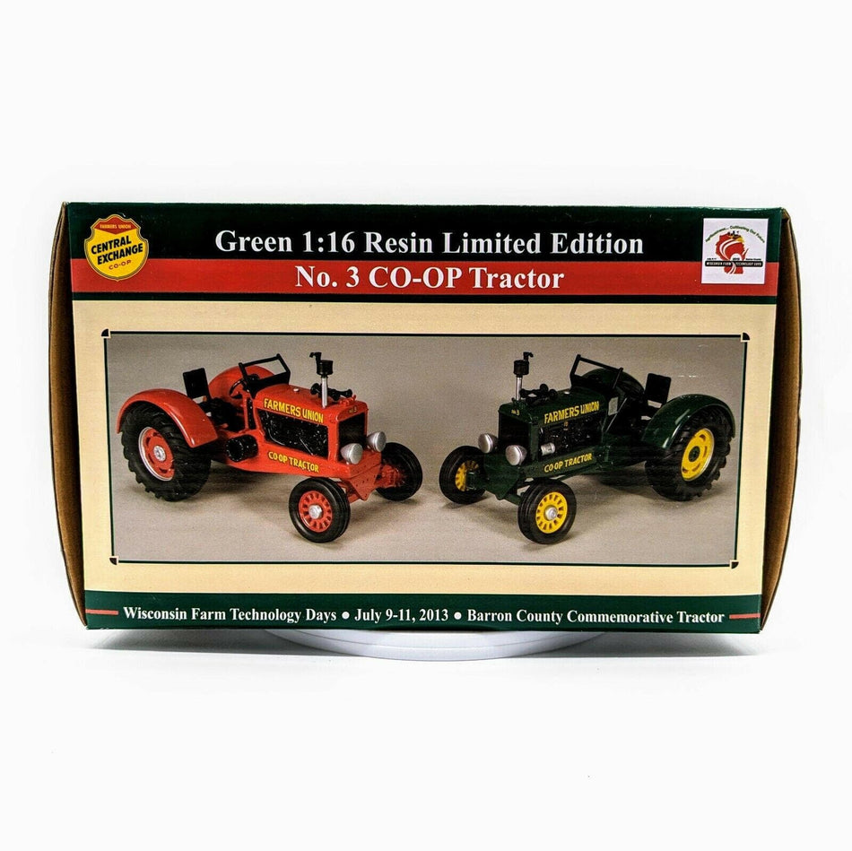 1/16 No. 3 CO-OP Green Tractor, Wisconsin Farm Technology Days 2013 Sealed
