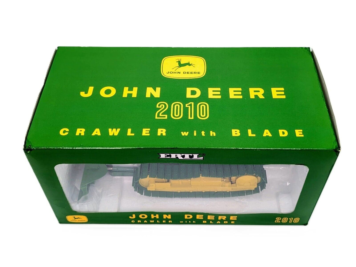 1/16 John Deere 2010 Crawler W/ Blade Plow City Show Ertl
