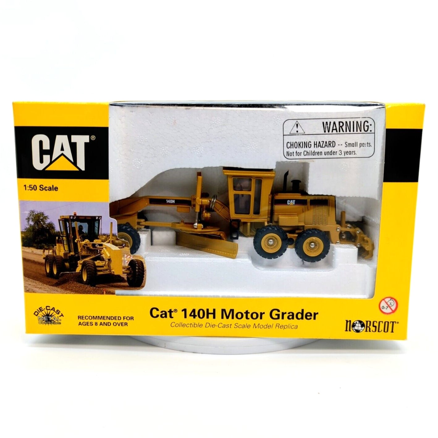 Norscot CAT 140H Motor Grader 1:50 Rollin Coal Farm Toys