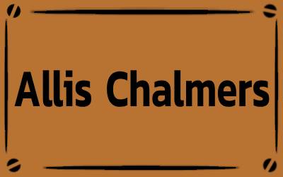 Allis Chalmers Farm Toy Tractors
