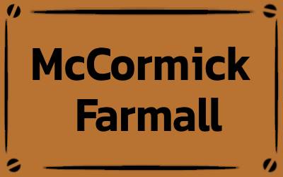 McCormick - Farmall Farm Toy Tractors