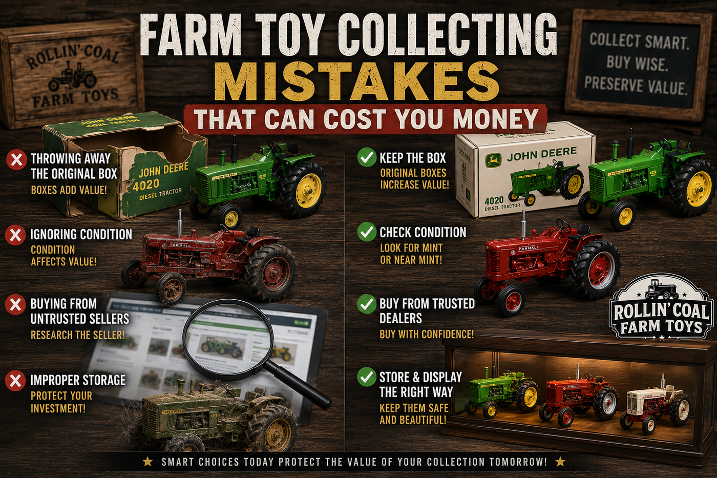Farm Toy Collecting Mistakes That Can Cost You Money