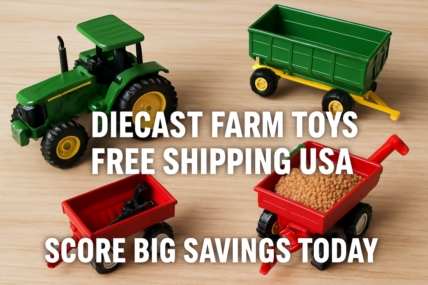 Rollin' Coal Farm Toys Free USA Shipping