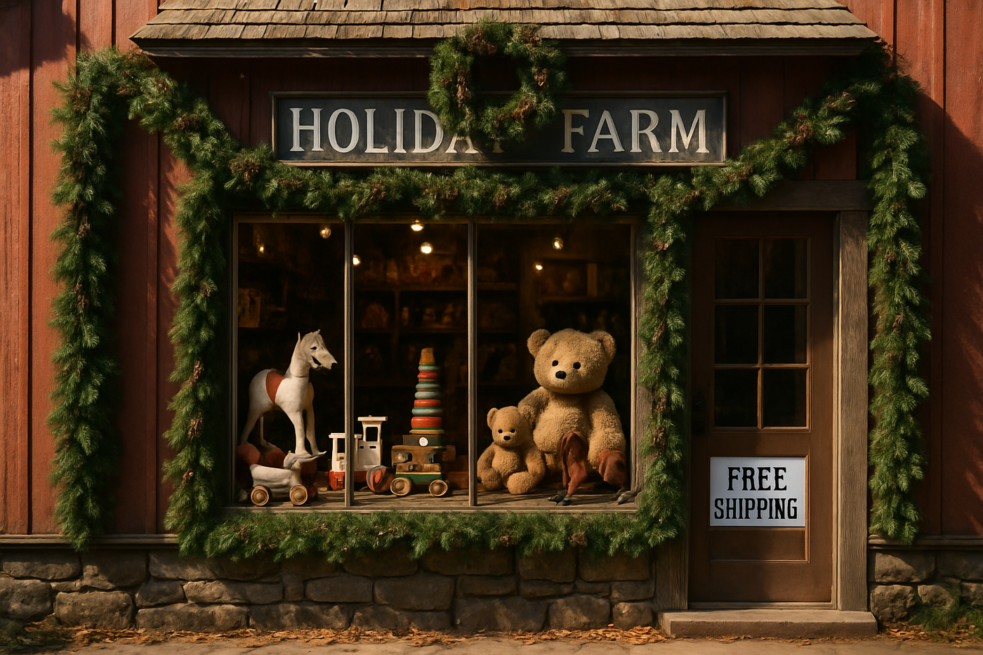 Holiday Farm Toy Store With Free Shipping?