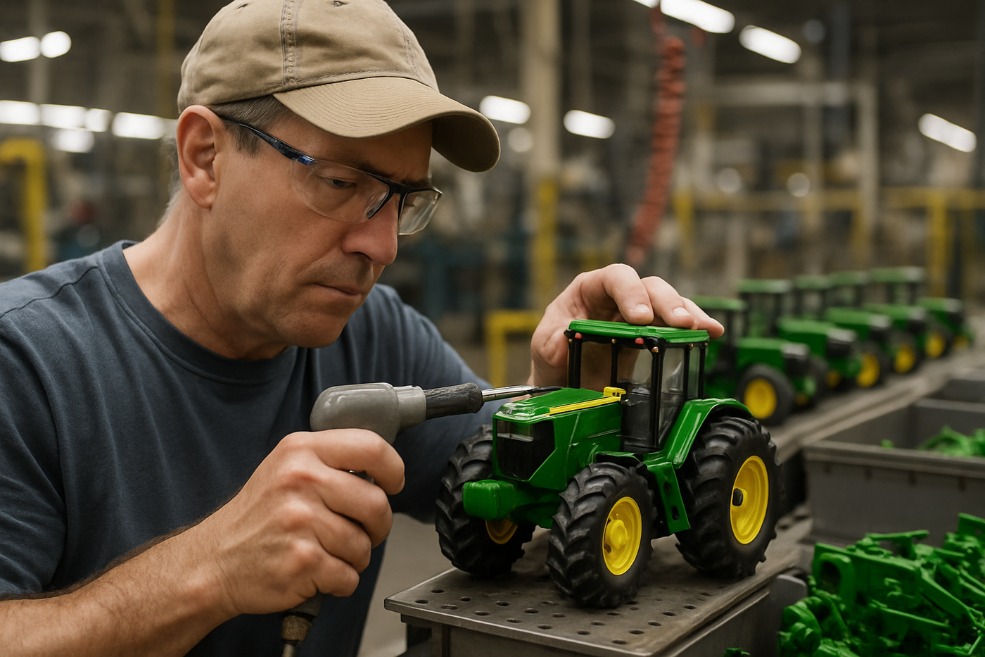 How Are Ertl Farm Toys Manufactured?