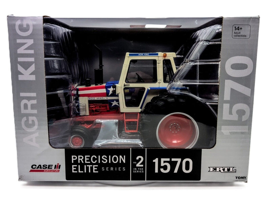 1/16 Case 1570 Tractor Agri King Spirit of ’76, Precision Elite - Farm Toy Tractor