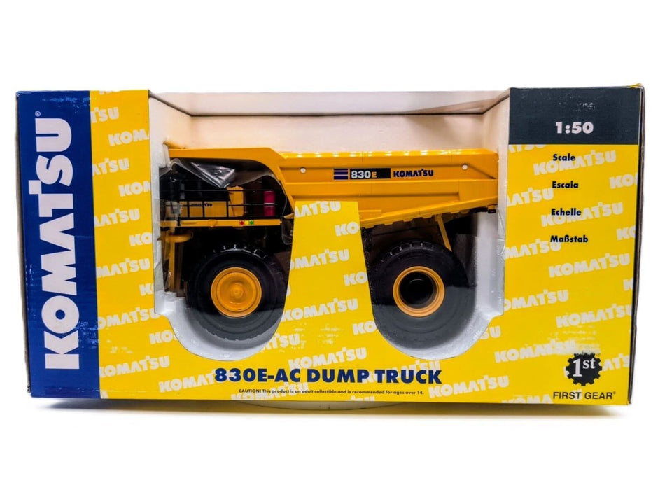 1/50 Komatsu 830E-AC Dump Truck Diecast Model by First Gear - Farm Toy Tractor