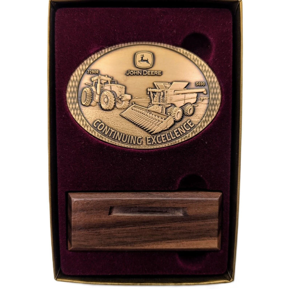 John Deere 2015 Calendar Medallion - Farm Toy Tractor