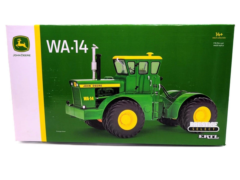 1/16 John Deere Wagner WA-14 4WD Tractor With Duals, Prestige Select Series - Farm Toy Tractor