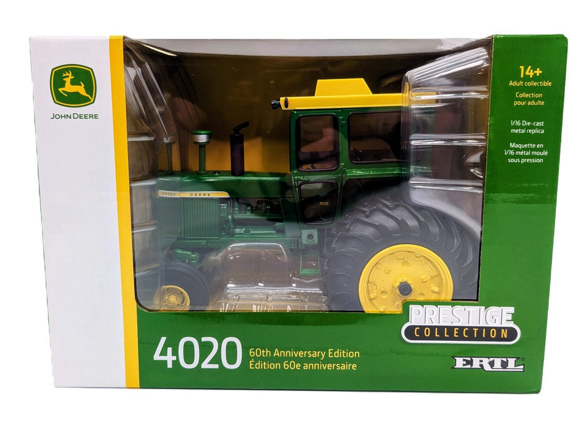 1/16 John Deere 4020 Diesel Tractor With Cab & Duals, 60th Anniversary.