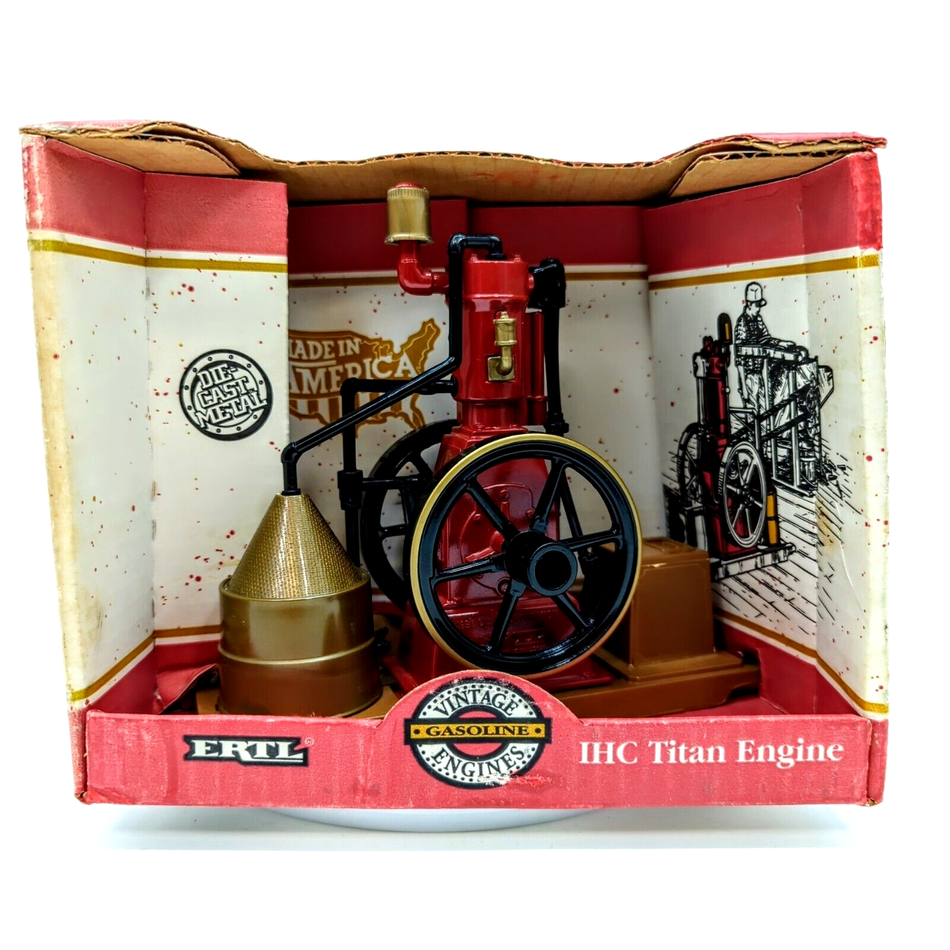 1/8 ERTL Scale IHC Titan Vertical Engine with Rotating Flywheels No. 4352