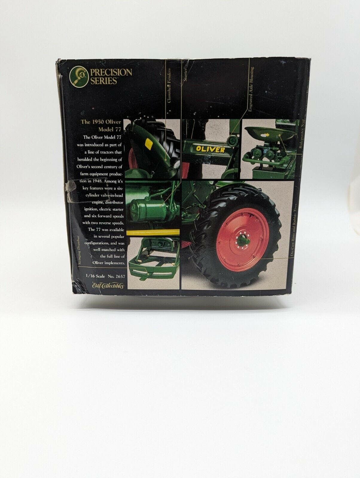 ERTL Precision Series No. 13385 THE OLIVER MODEL 77 Tractor.