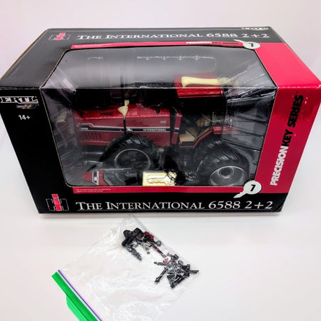 1/16 International Harvester 6588 2+2 Tractor, Precision Key Series #7 (Read) - Farm Toy Tractor