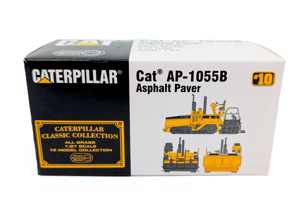 1/87 Caterpillar AP-1055B Asphalt Paver Caterpillar CCM Brass #10