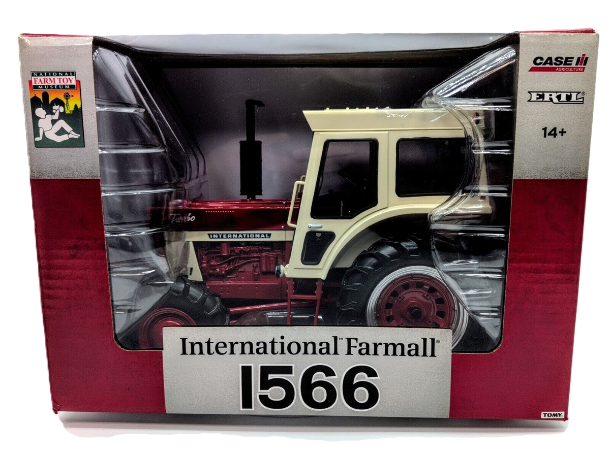 1/16 International Harvester Farmall 1566 Tractor Front Wheel Asisst, Museum Ed. - Farm Toy Tractor