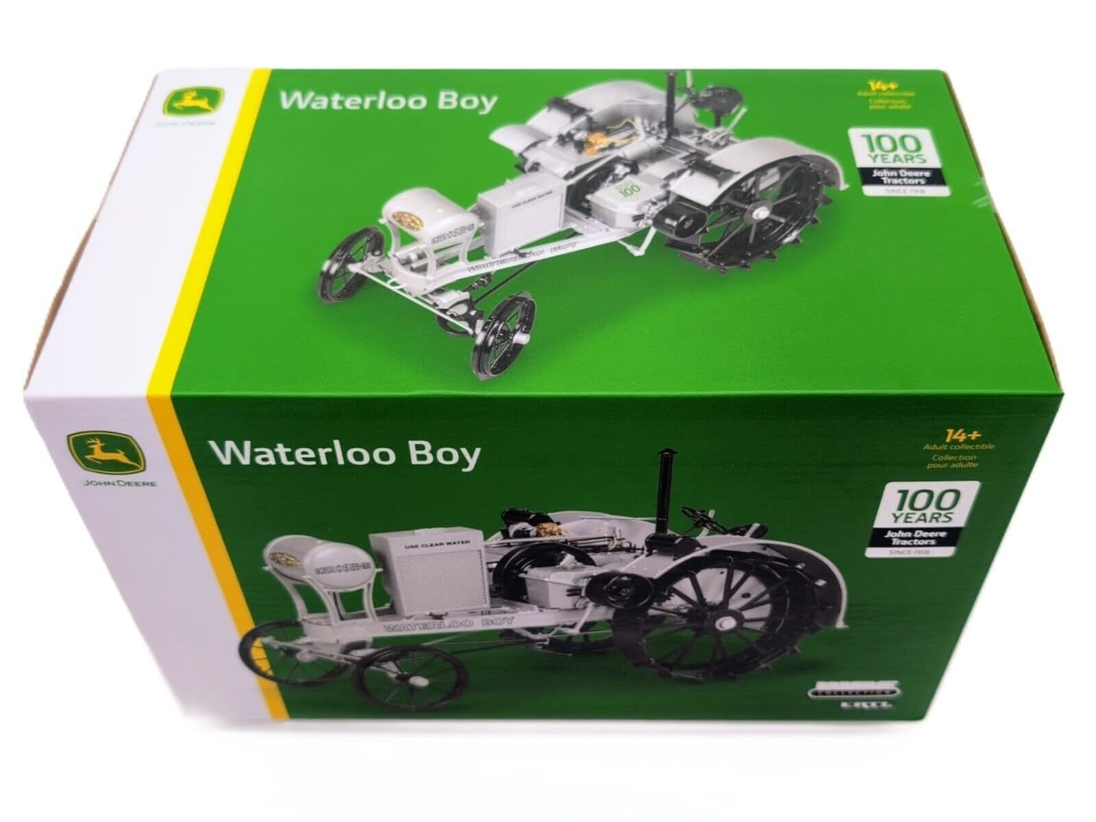 1/16 John Deere Waterloo Boy Precision Tractor, Silver, 100Th Anniversary Sealed - Farm Toy