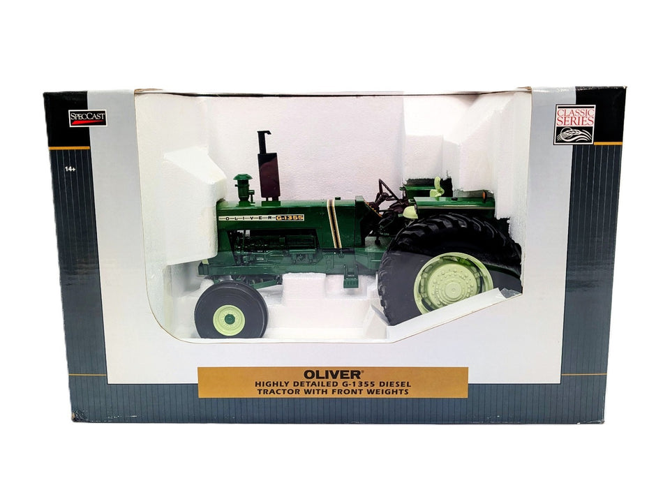 1/16 Oliver G-1355 Diesel Tractor With Weights SpecCast.