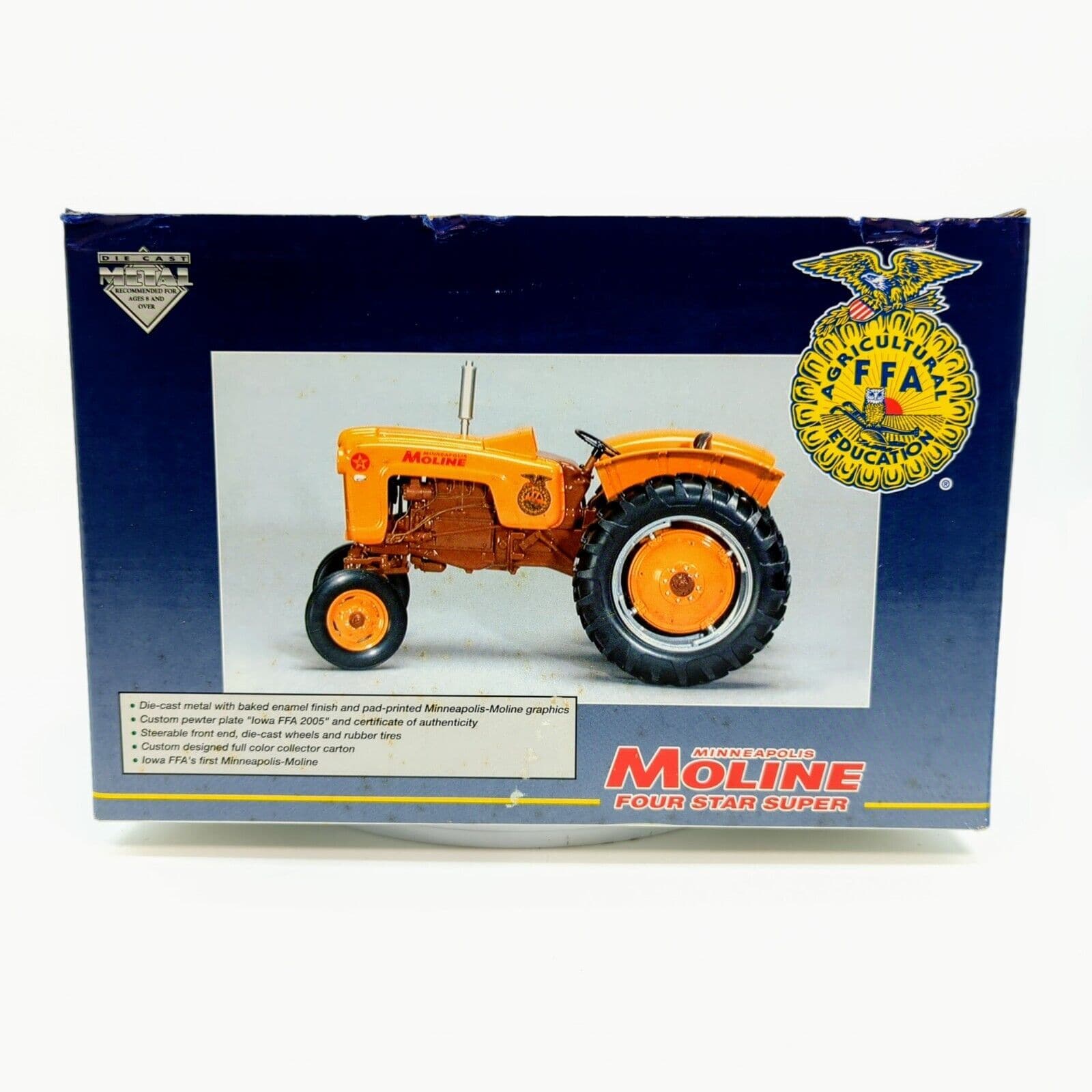 1/16 Minneapolis Moline Four Star Super Tractor 2005 Iowa FFA Edition Spec Cast