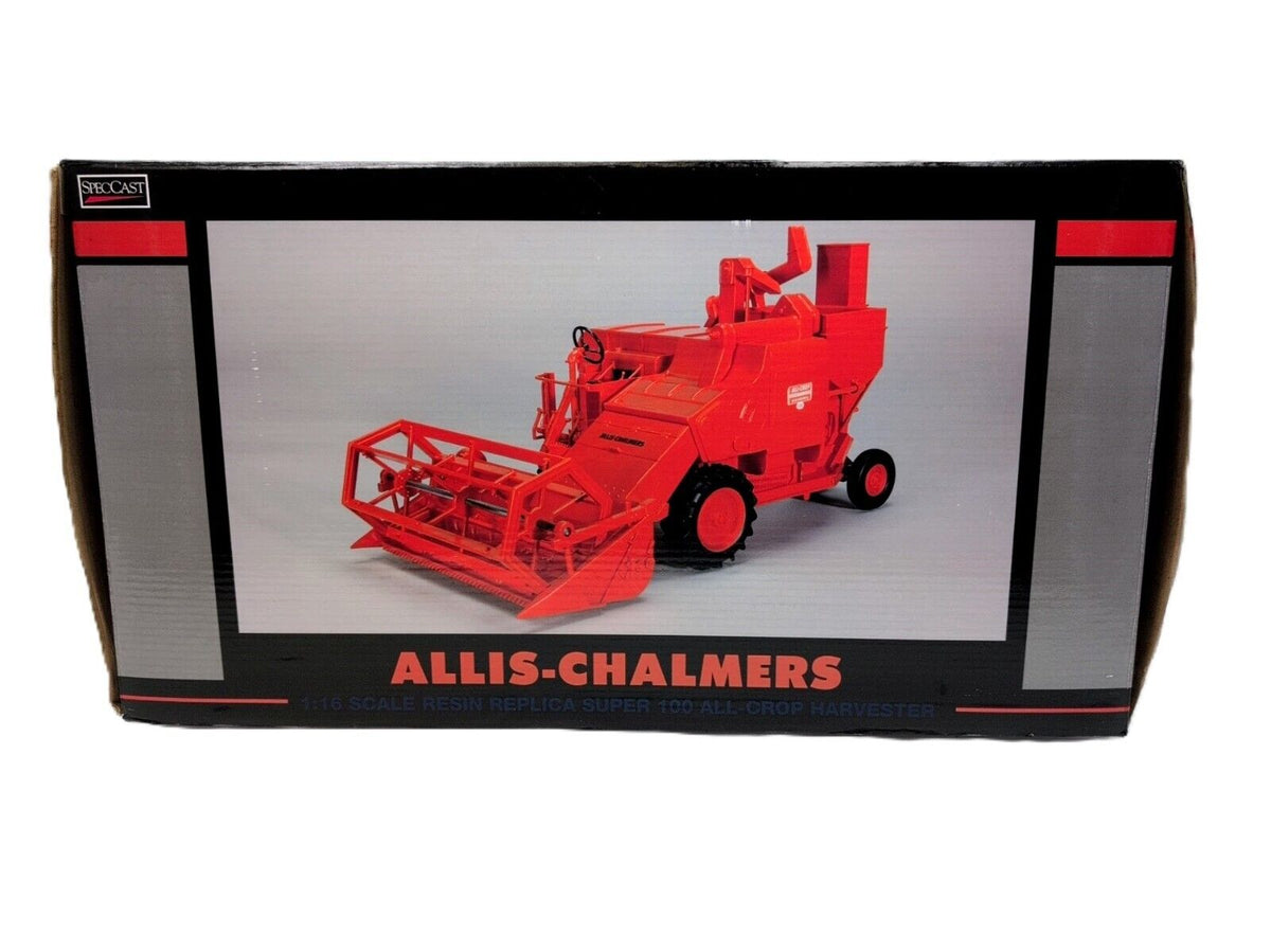 1/16 Allis Chalmers Super 100 All-Crop Harvester by SpecCast - Farm Toy