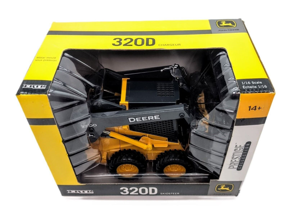 1/16 John Deere 320D Skid Steer Loader Diecast Ertl - Farm Toy