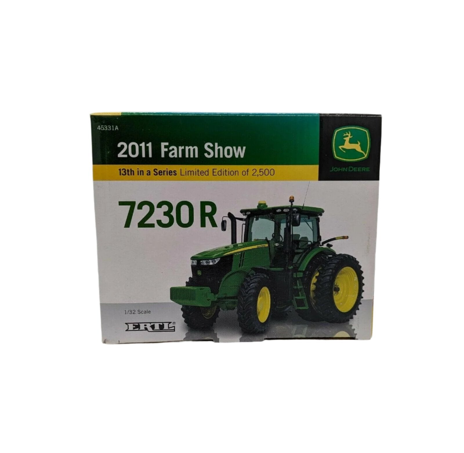 John Deere 1/32 Ertl Farm Toy 7230R Tractor 2011 Farm Show Edition.