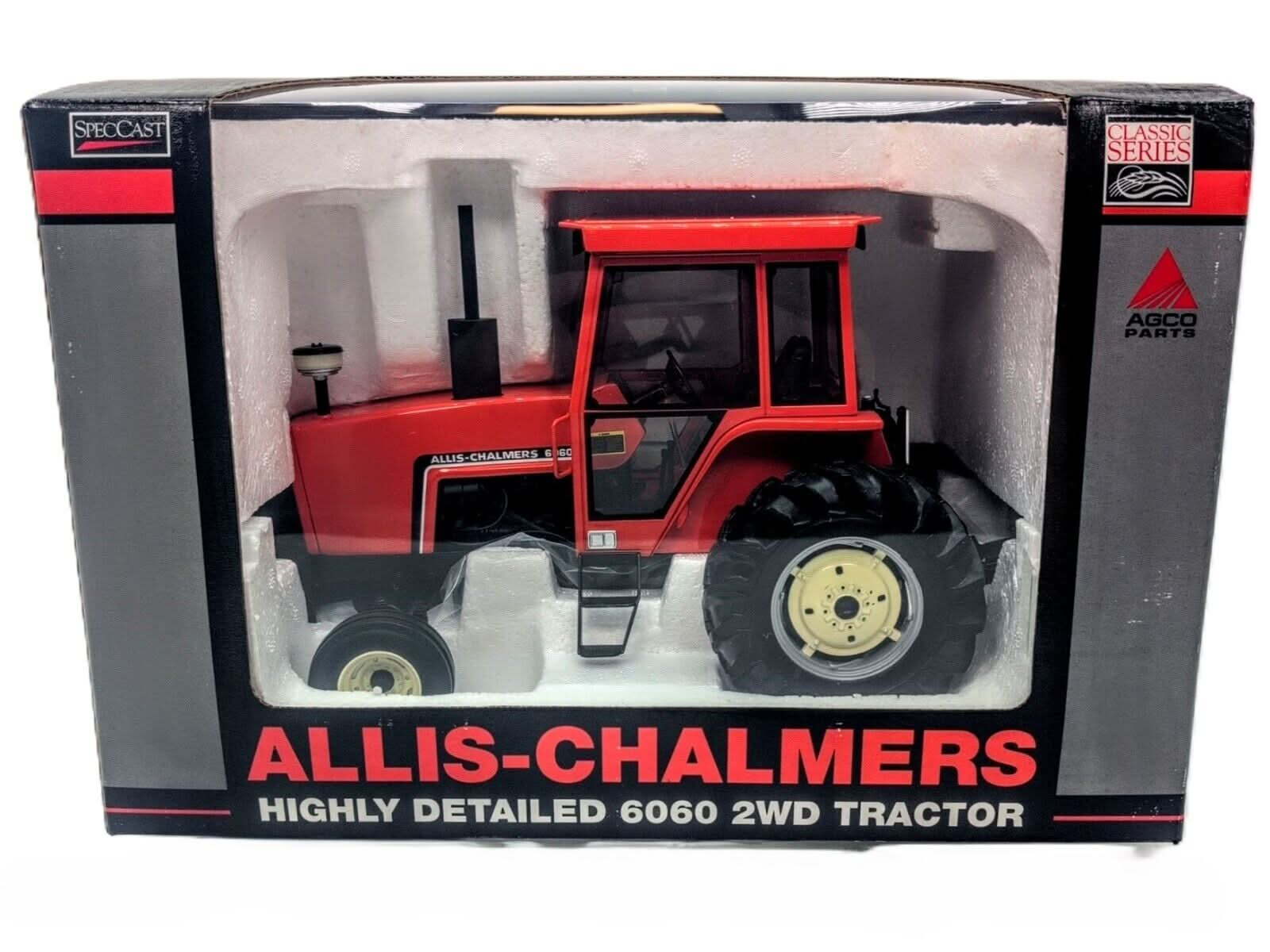 1/16 Allis Chalmers 6060 Tractor with Cab - Farm Toy Tractor