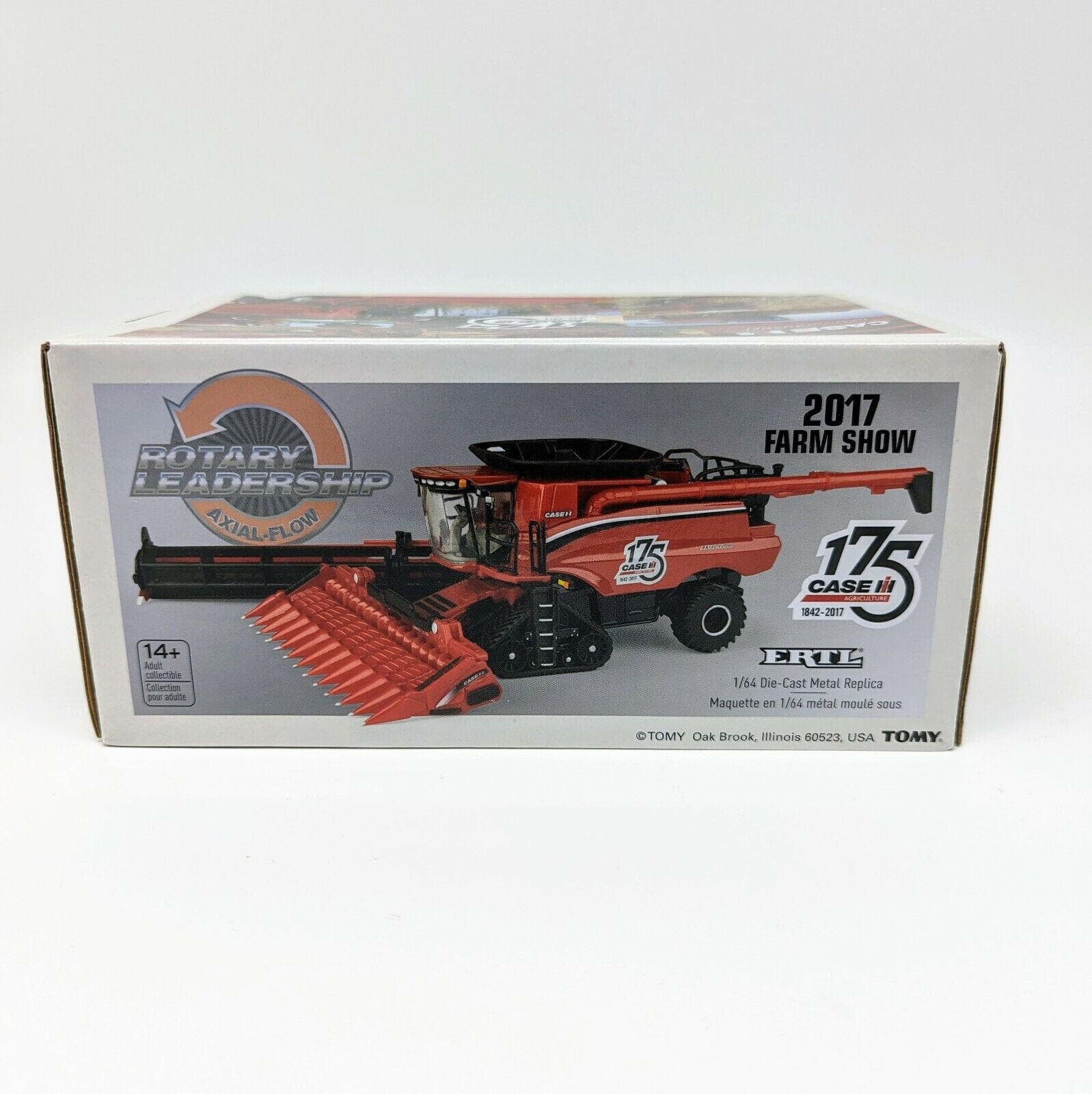 ERTL 1/64 175th Ann. Case IH Track Combine, 2017 Farm Show Edition 44098.