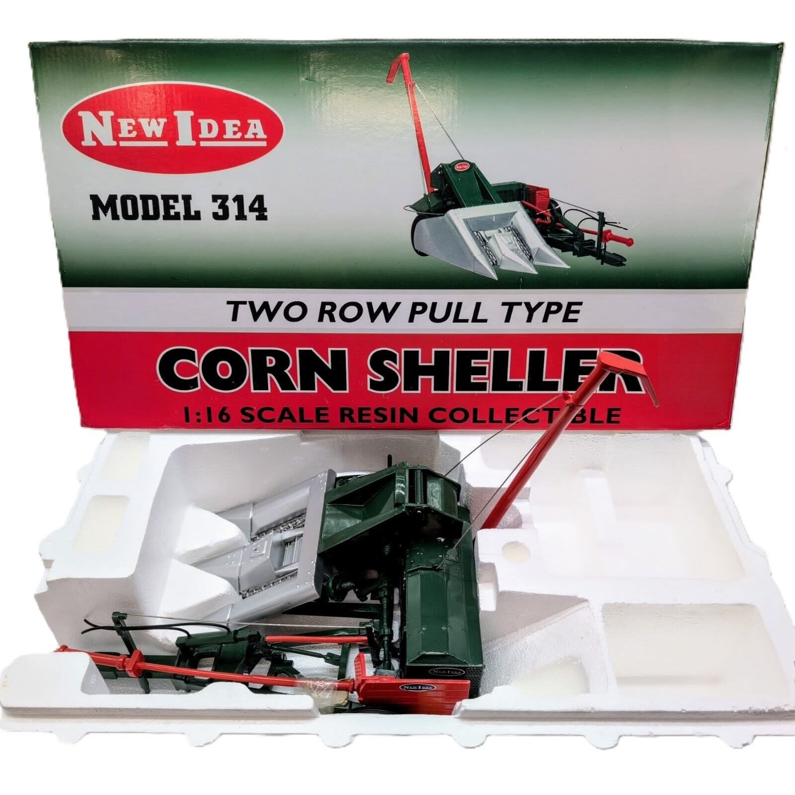 1/16 New Idea Model 314 Two Row Pull Type Corn Sheller 