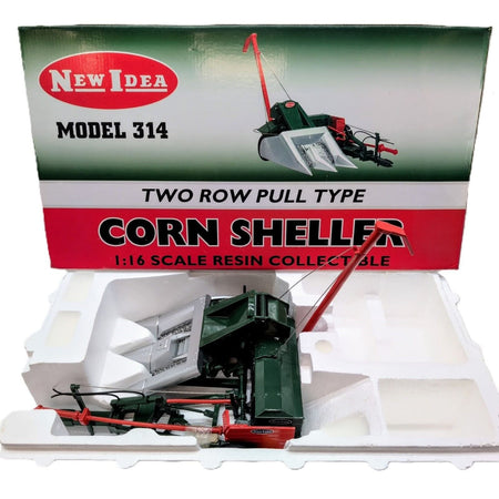 1/16 New Idea Model 314 Two Row Pull Type Corn Sheller 