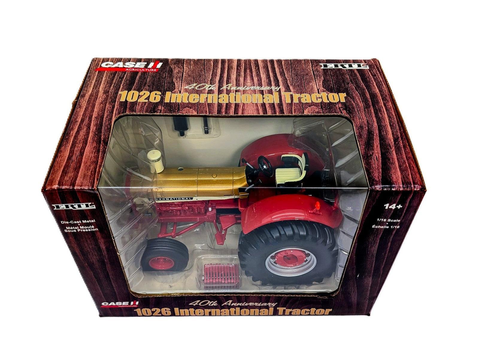 1/16 International Harvester 1026 Wheatland Gold Demonstrator Tractor.
