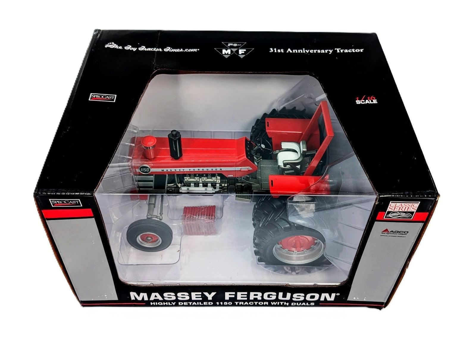 1/16 Massey Ferguson 1150 Tractor With Duals & ROPS, Toy Tractor Times.