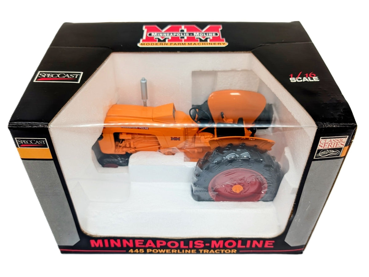 1/16 Minneapolis Moline 445 Powerline Tractor with Narrow Front, SpecCast.