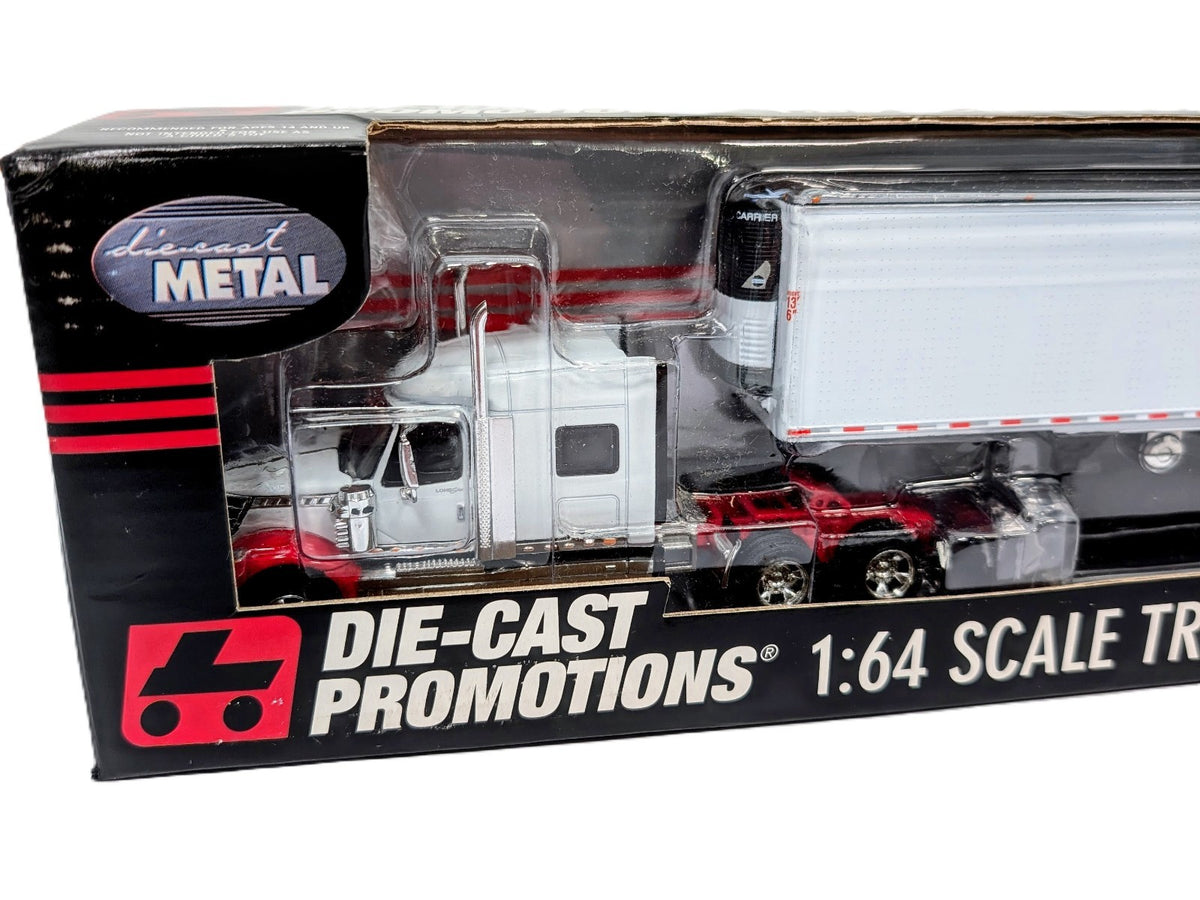 1/64 Freightliner White Sleeper Cab With Red Accents, Die-Cast Promotions DCP.